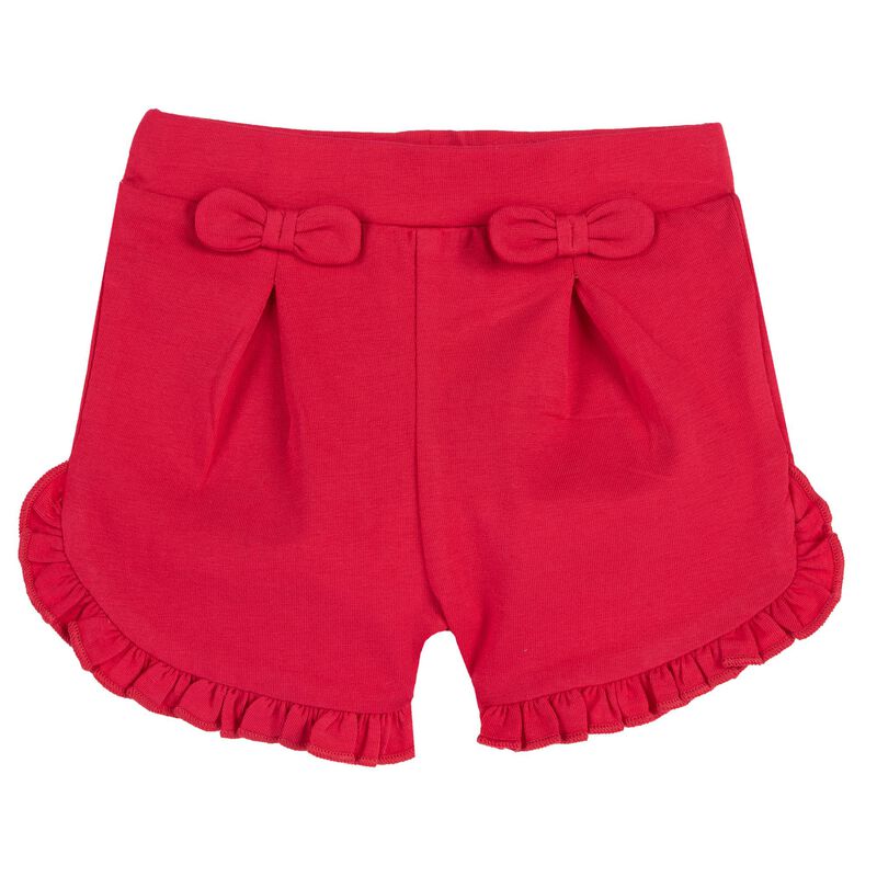 Red Casual Shorts image number null